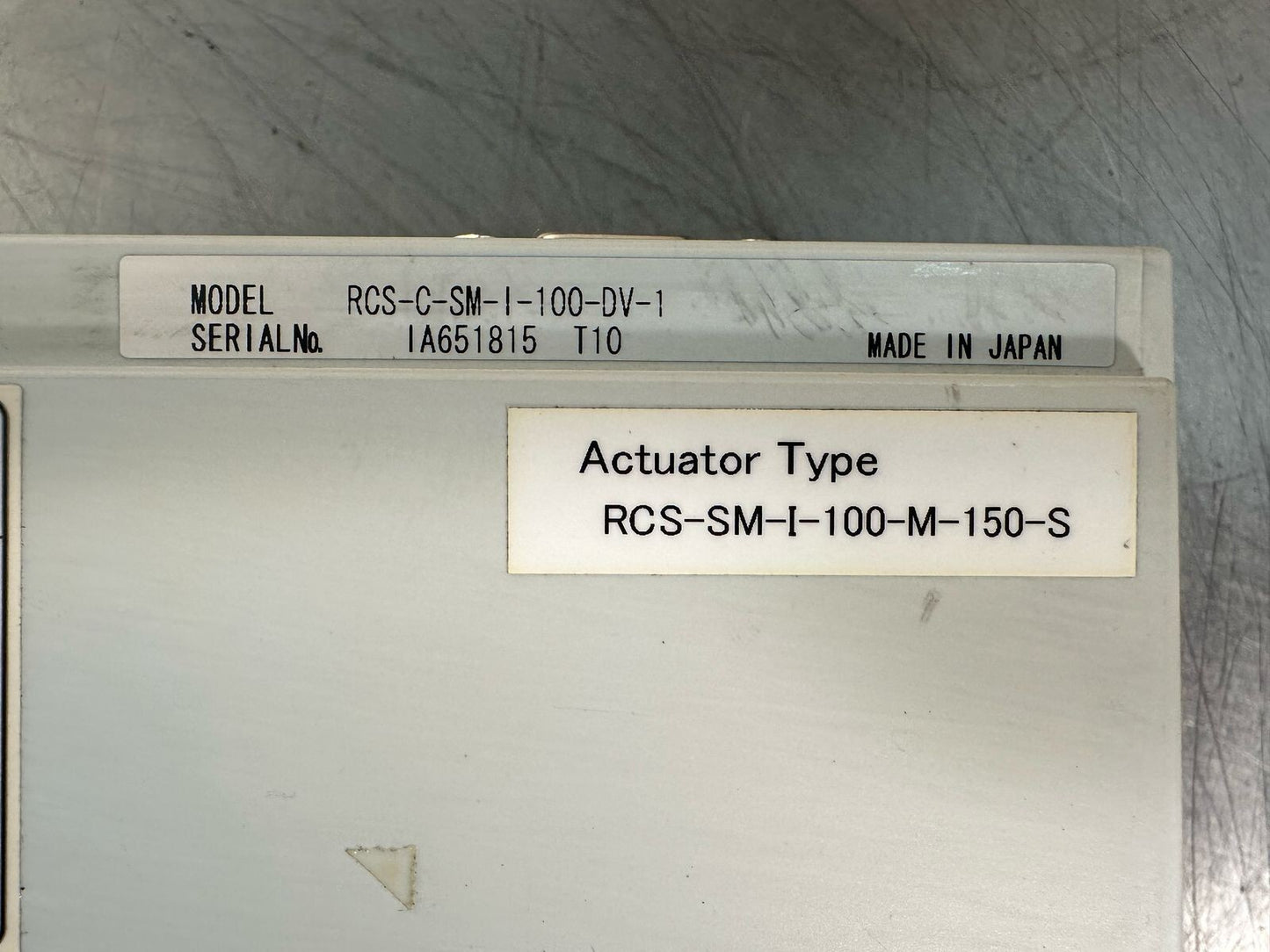 Robo Cylinder  RCS-SM-I-100-M-150-S   RCS-C-SM-I-100-DV-1 (6.4.5)