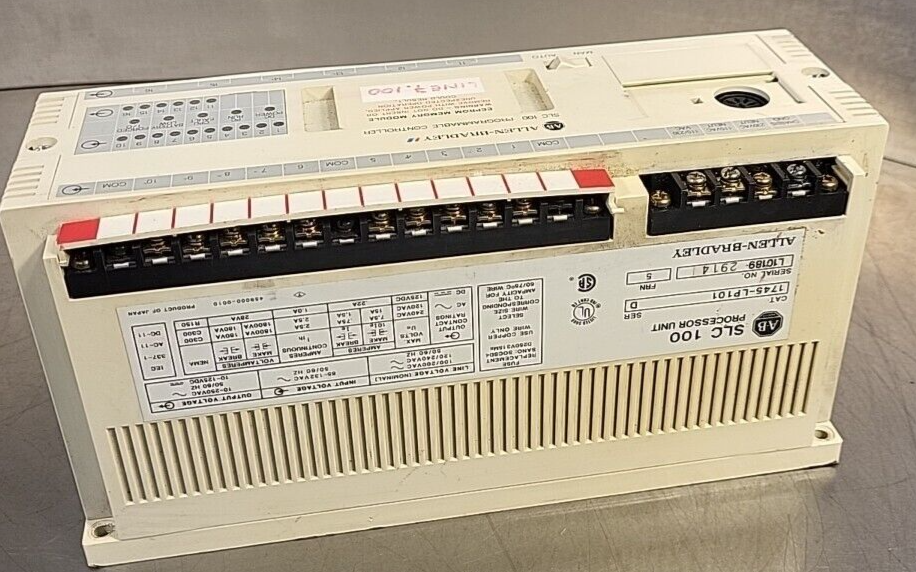 Allen Bradley SLC 100 1745-LP101   Program. Controller   Ser. D (BIN 4.5.4)