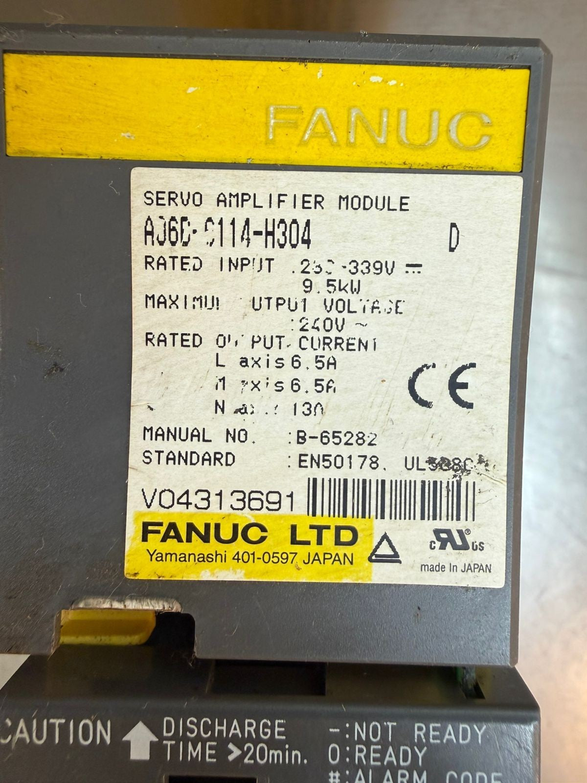 Fanuc A06B-6114-H304 /D  Servo Amplifier                       (12.4.1)