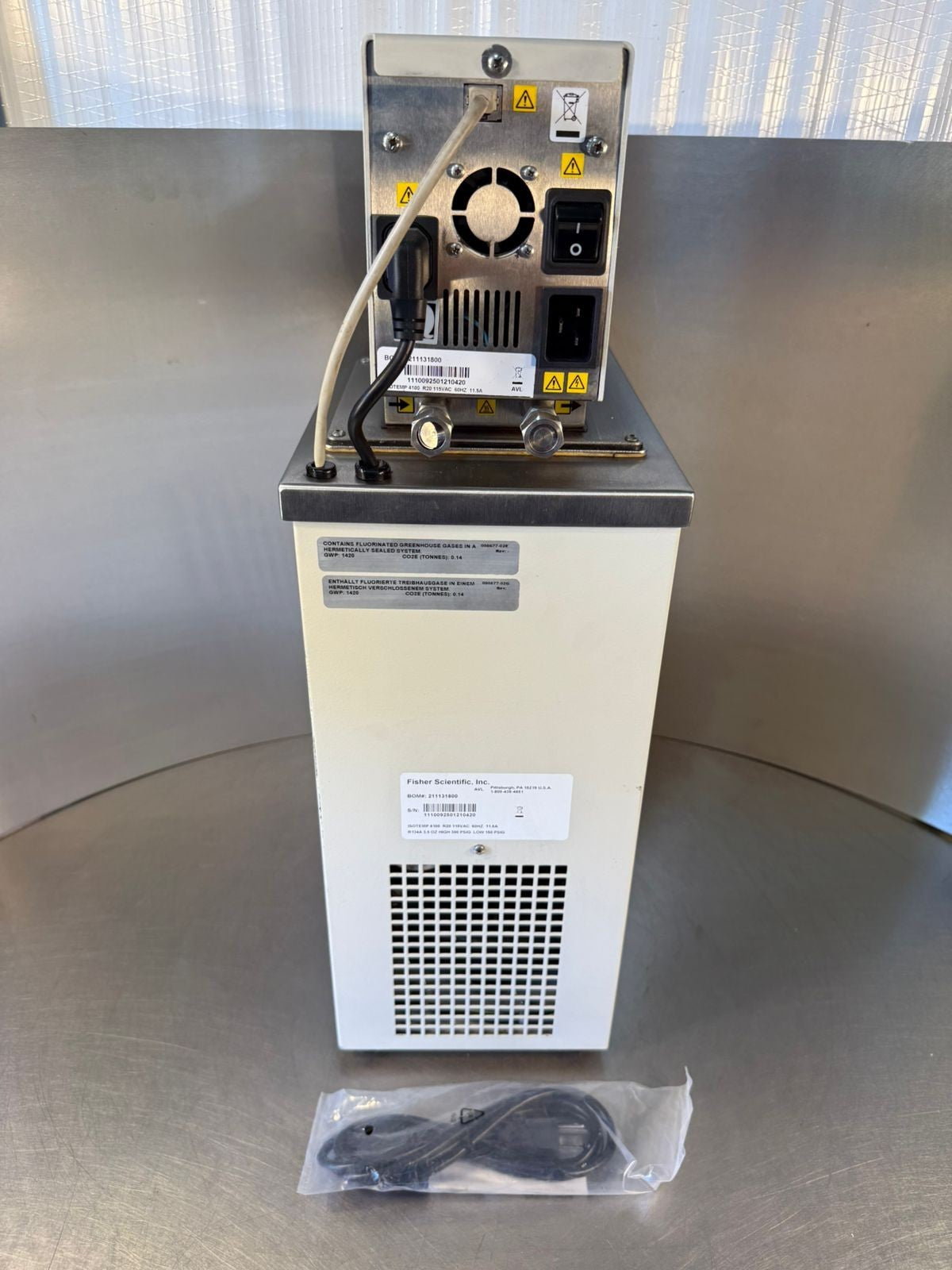 Fisher Scientific Isotemp 4100 R20 Refrigerated  /  211131800      (8.6.2)