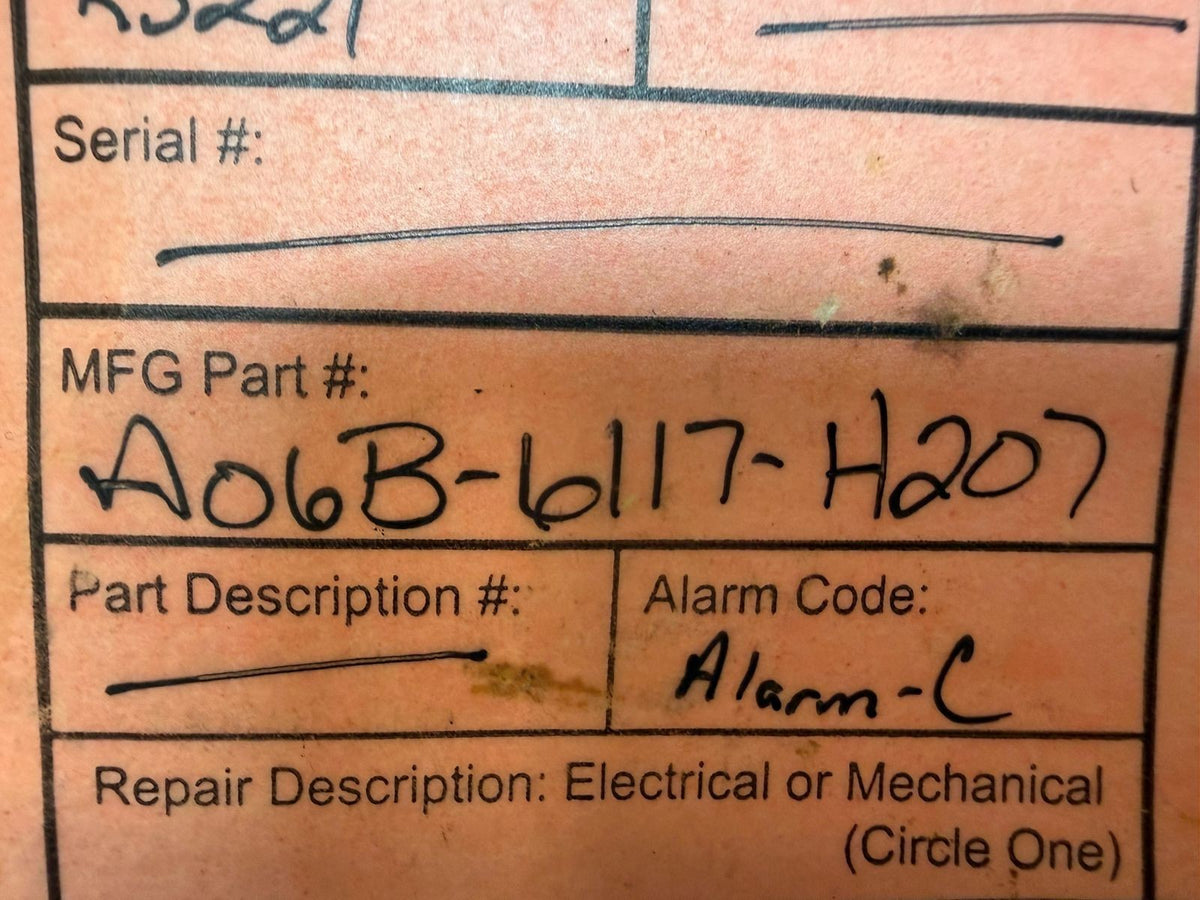 Fanuc A06B-6117-H207 Servo Amplifier                              (11.4.5)