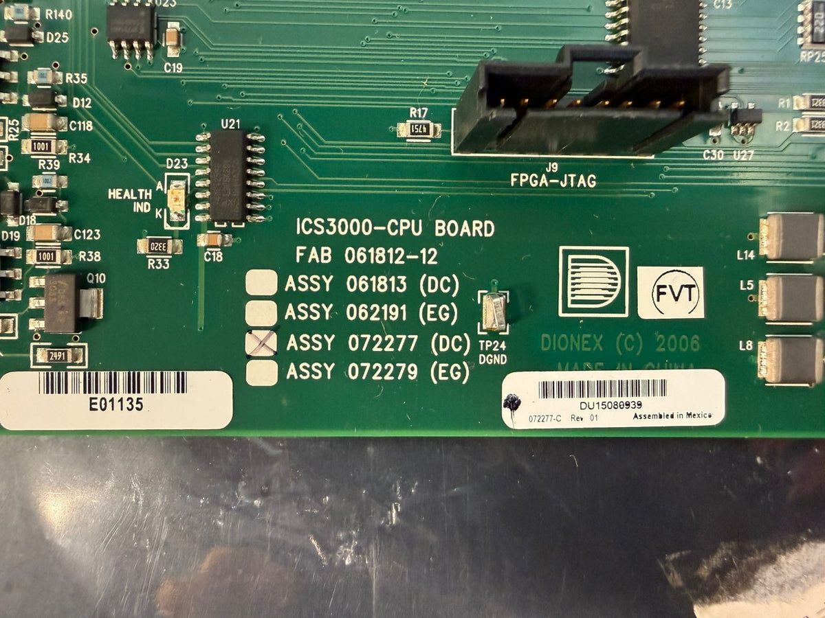 Dionex ICS-3000 CPU Board 072277 Dc                                (4.5.3)