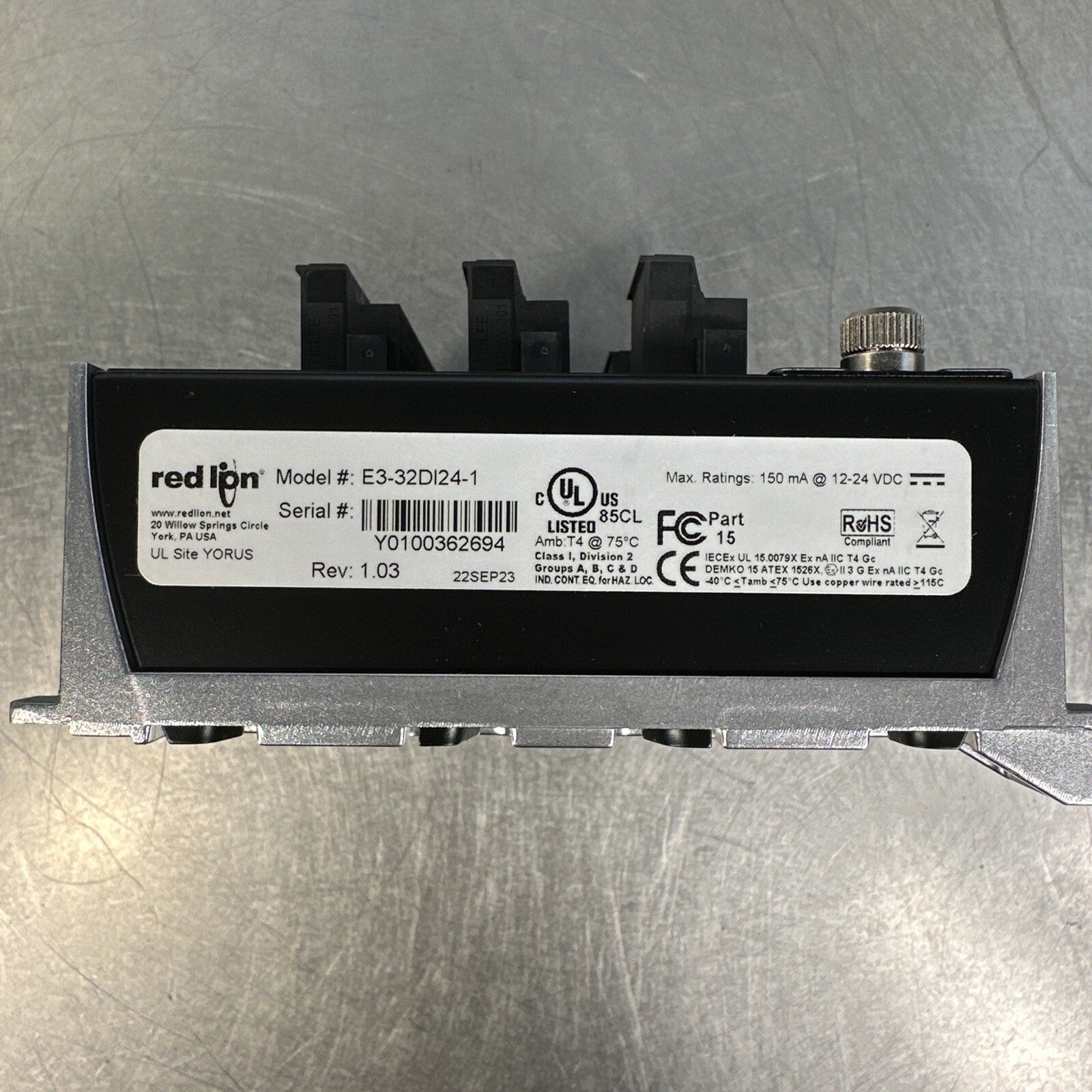 Red Lion E3-32DI24-1 I/O Module (BIN-1.3.4)