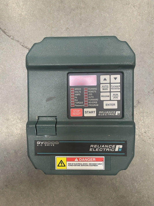 Reliance Electric GV3000  3 HP/2.2kw M/N 3V4151 Vector Inverter 380 VAC  @1A