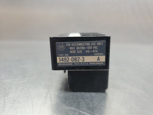 ALLEN BRADLEY 1492-DB2-3 Ser A Connector Module.                           4E-26