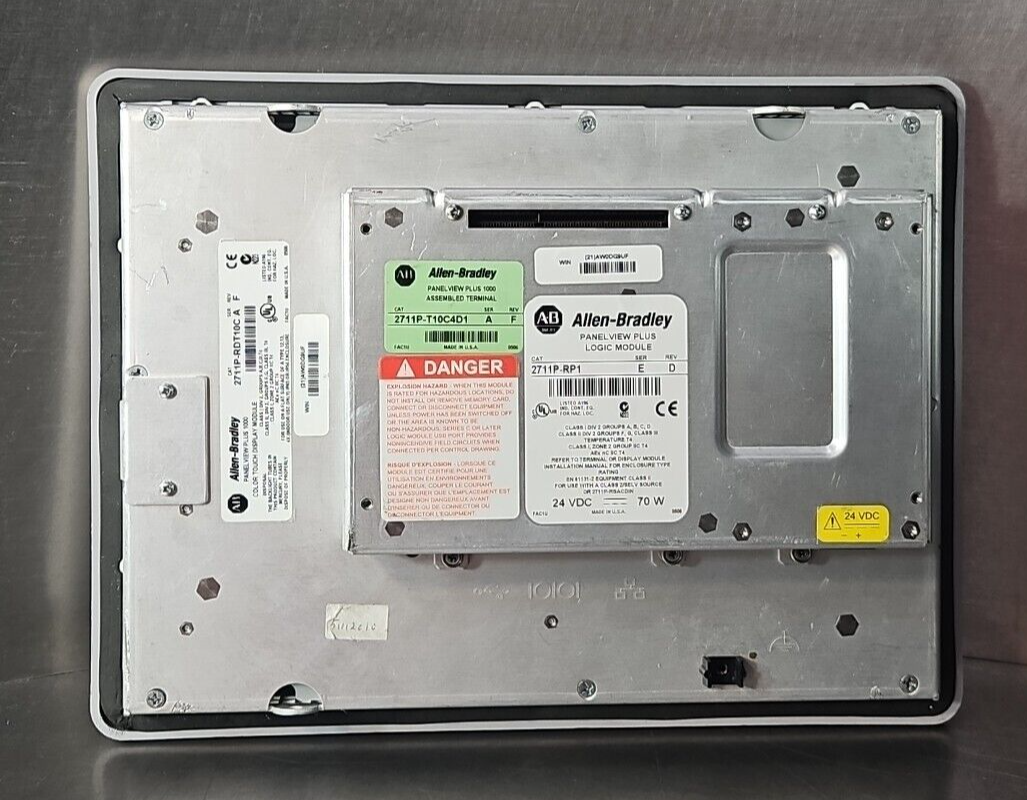 Allen Bradley 2711P-RDT10C ser A PanelView/ 2711P-T10C4D1               (BIN425)