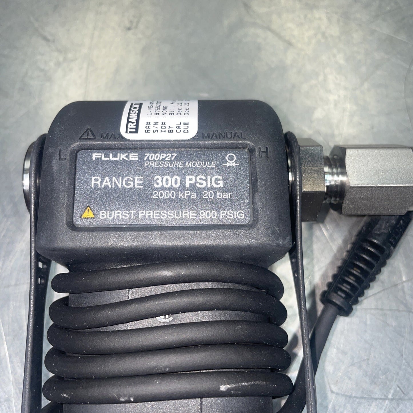 NEW Fluke 700P27 Pressure Module 300 PSIG                                    @DH