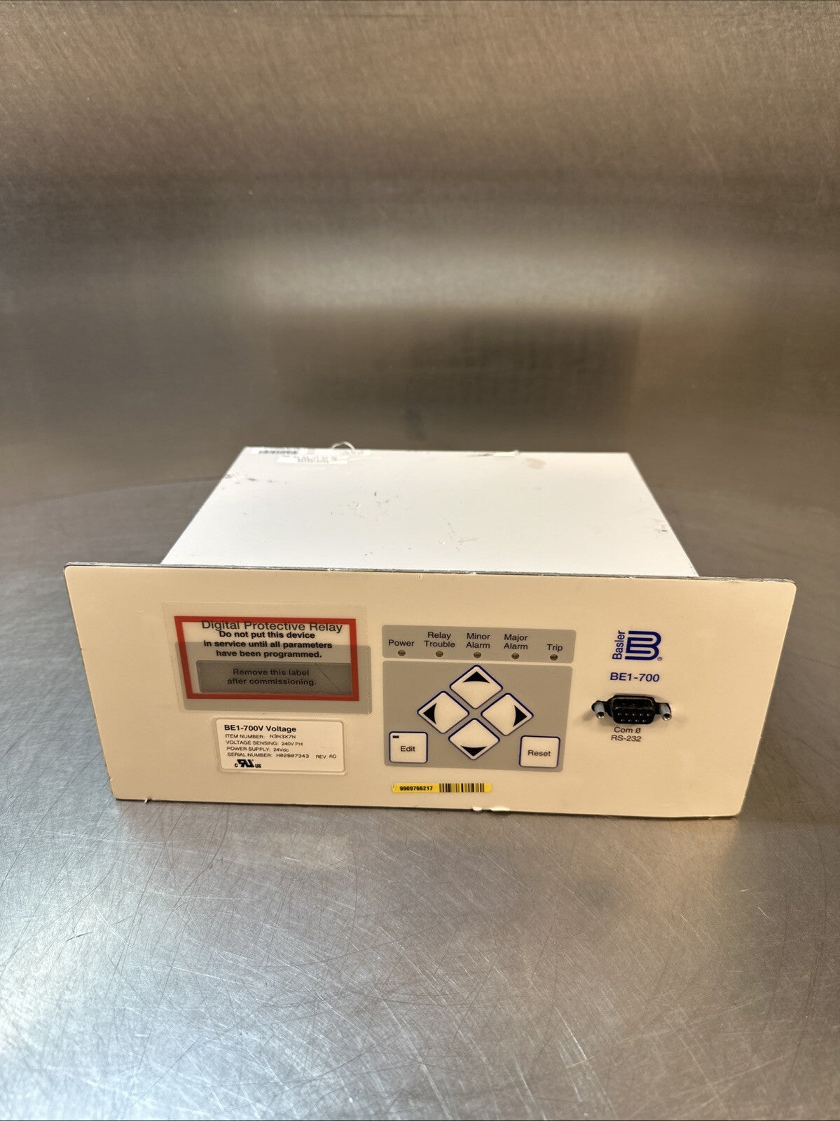 Basler Electric BE1-700 Digital Prot Relay                        (BIN5.6.2)