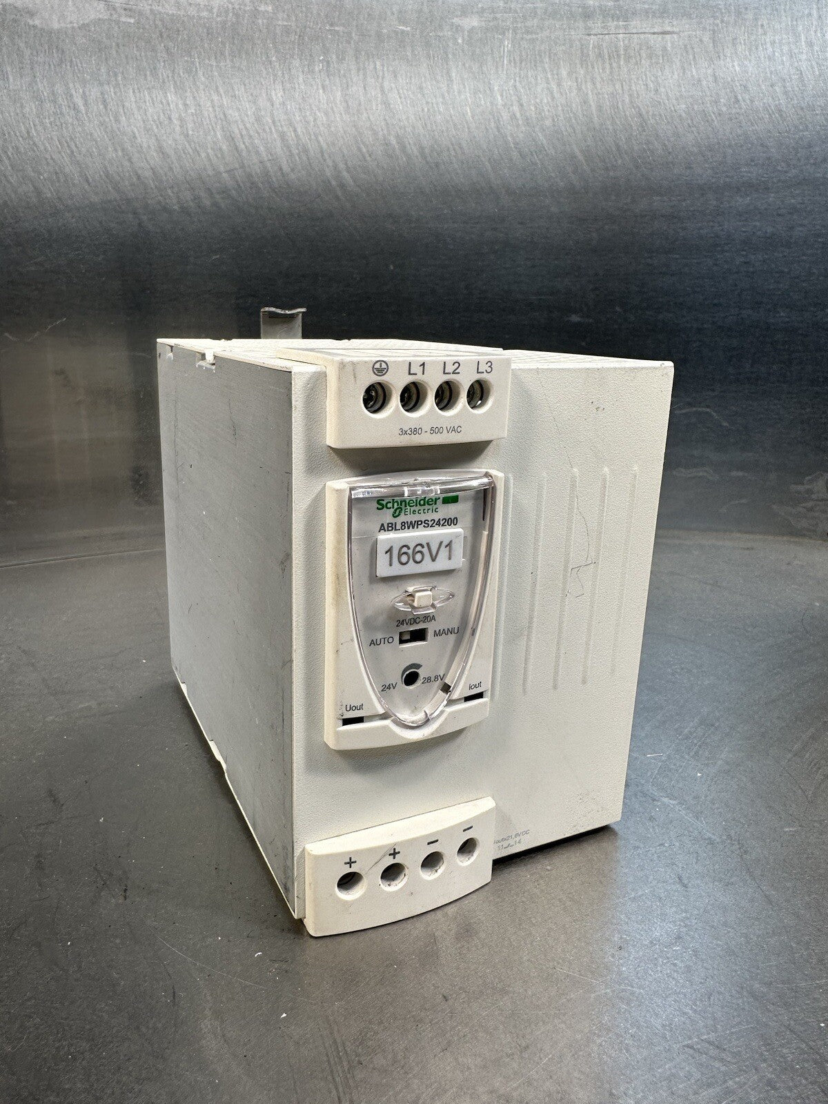 Schneider ABL8 WPS24200 Power Supply In 3x380VAC Out 24V/20A            (BIN445)