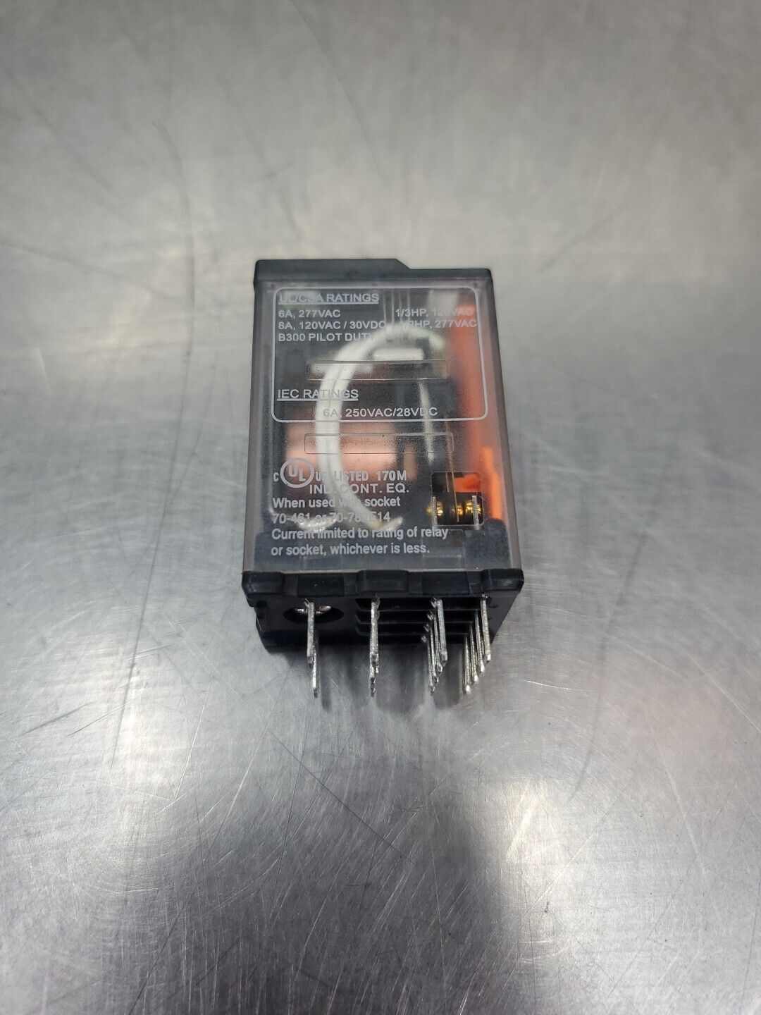 Schneider Electric 792XDXM4L-120A Relay, 6-8Amp, ⅓-½ HP.                   4E-34