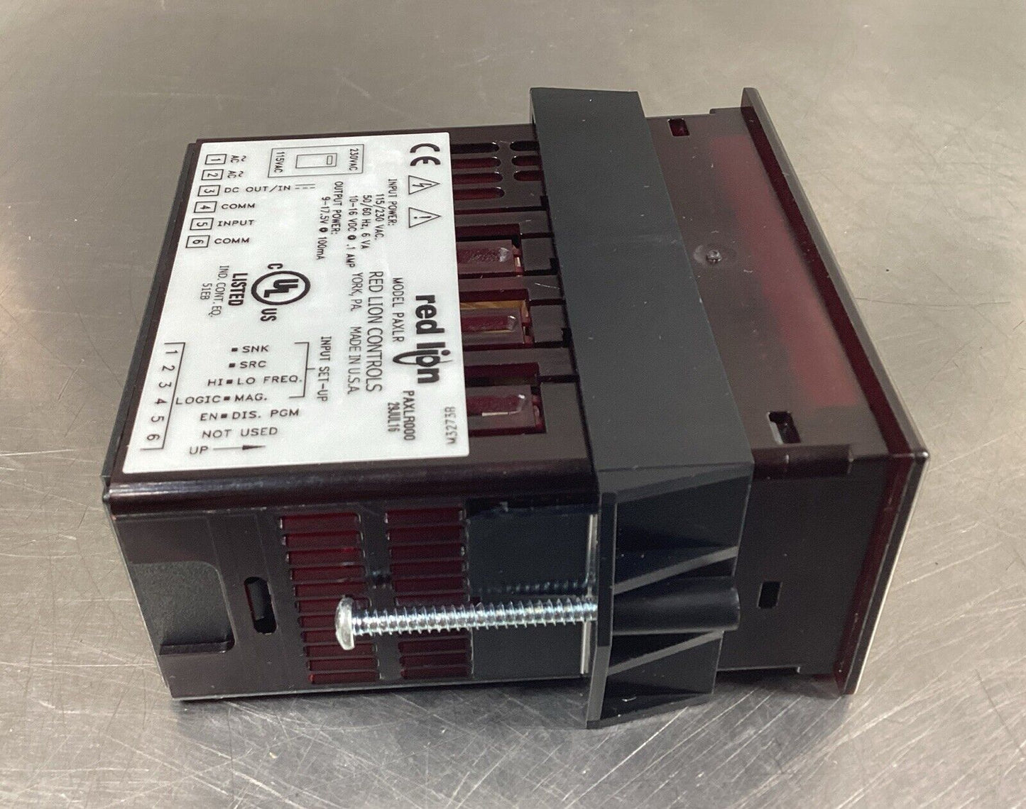 RED LION CONTROLS  PAXLR000  Lite Rate Meter 6 Digit     5B-19