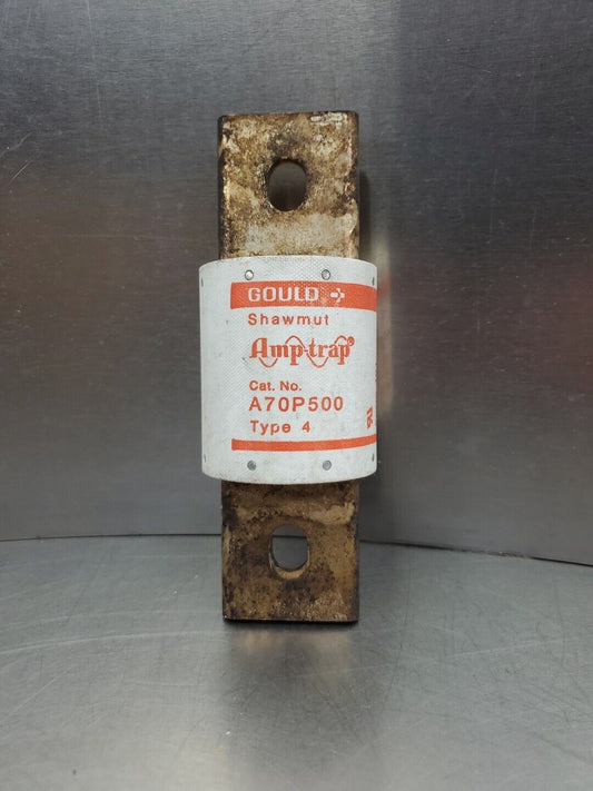 Gould Shawmut A70P500 Amp-trap Blade Fuse, 500A 700V.                      4D-37