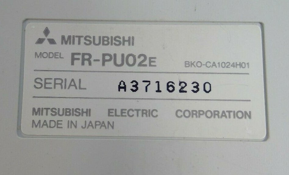 Mitsubishi Electric - FR-PU02E - Drive Parameter Unit Operator Interface      2D
