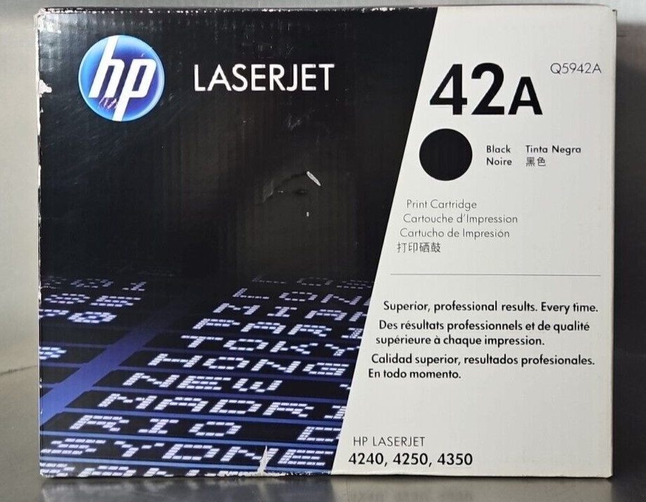HP LaserJet Q5942A Black Print Cartridge                                (BIN364)