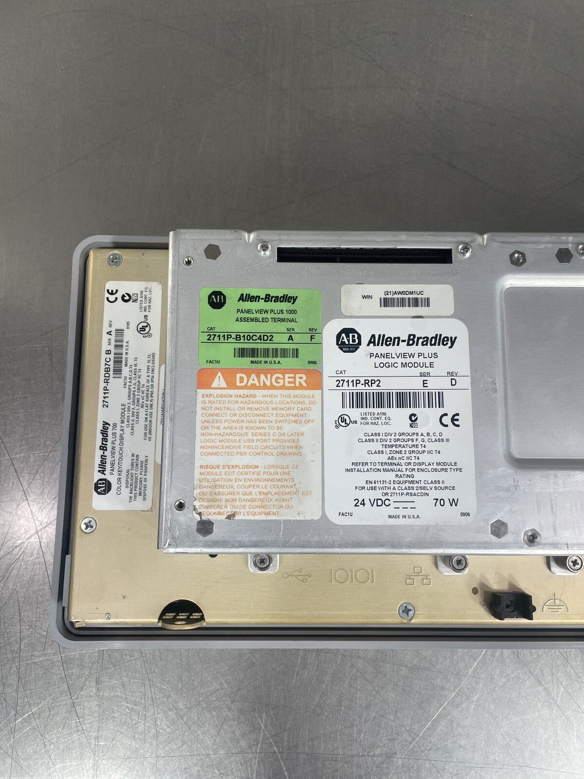 2711P-RDB7C | Allen Bradley | PanelView Plus CE 700 HMI Panel, Refurbished   @1C