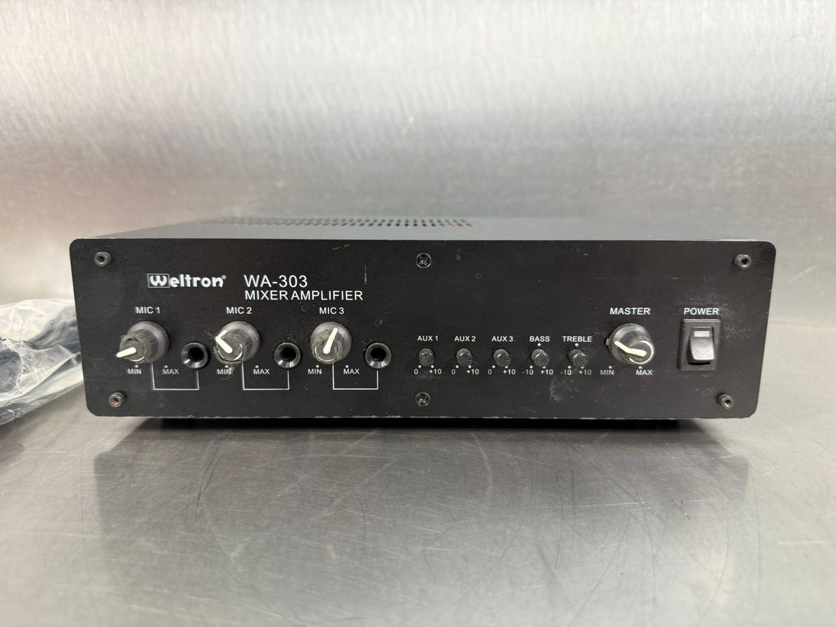 Weltron WA-303 Mixer Amplifier WA303                              (10.5.3)