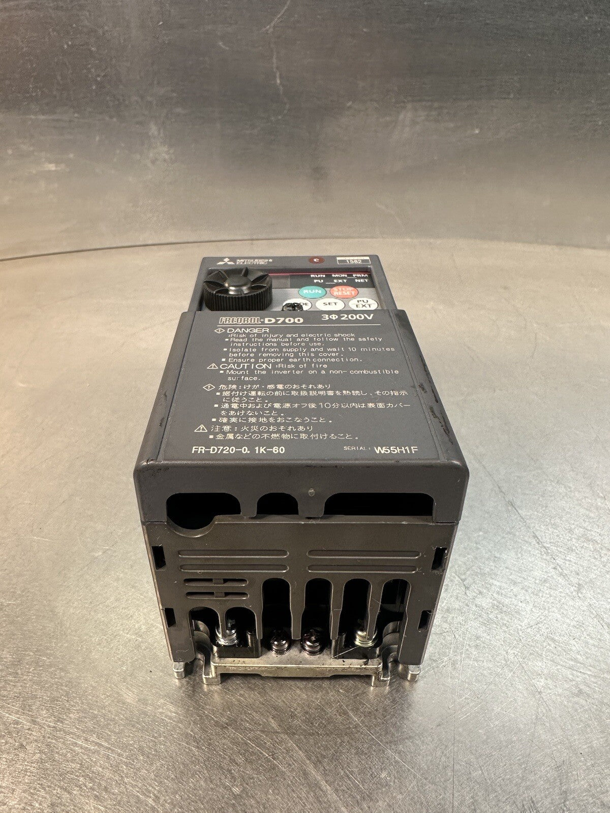 MITSUBISHI FR-D720-0.2K FREQROL-D700 inverter - EACH - (BIN-1.5.1)