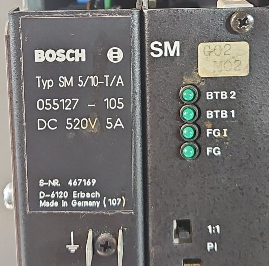 Bosch SM 5/10-T/A  055127-105 Servo Drive 520V 5A                       (BIN463)