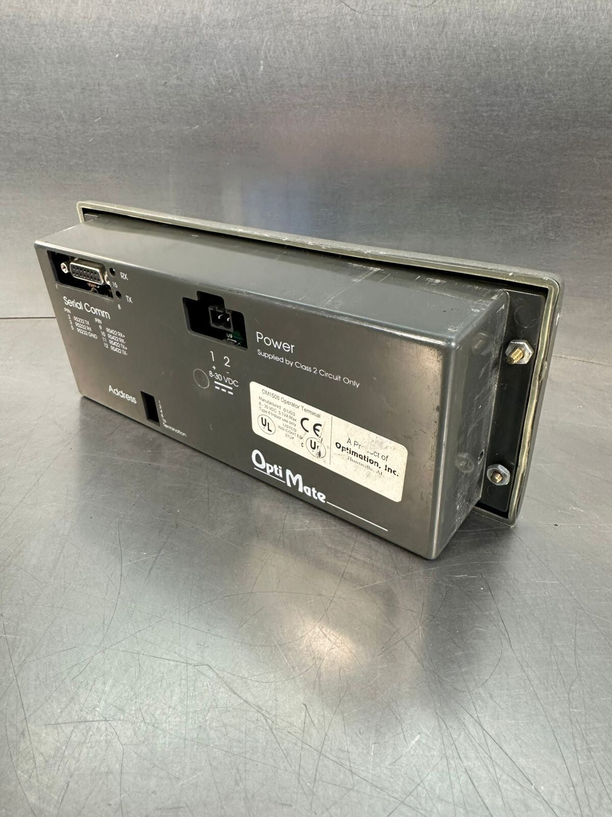 OptiMation Opit Mate OM1500 OPERATOR TERMINAL  (7.3.4)