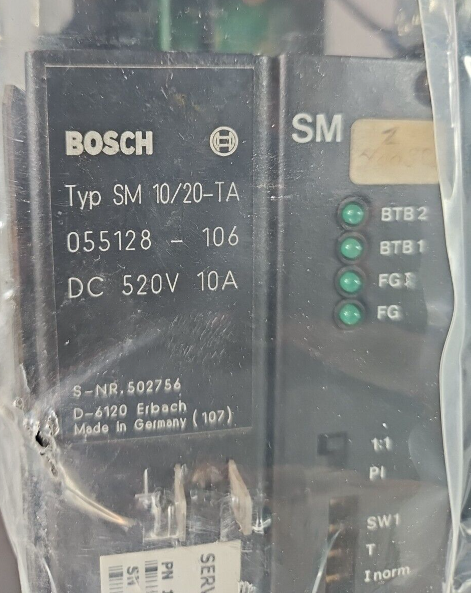 Bosch SM 10/20-T/A 055128 -106 Servo Drive 520V 10A                     (BIN162)