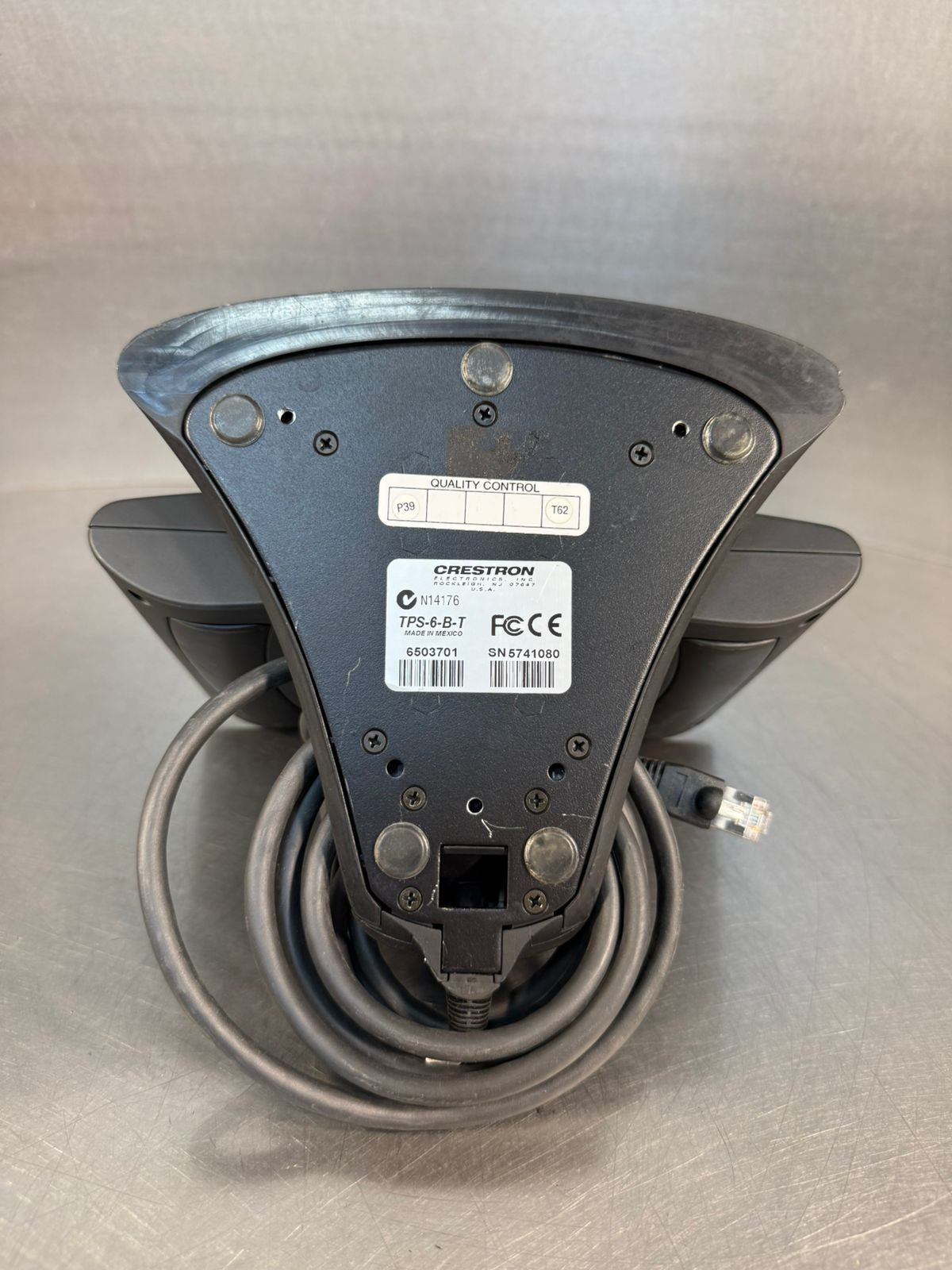 Crestron TPS-6 TPS-6-B-T Black Touchscreen Panel                   (3.1.2)