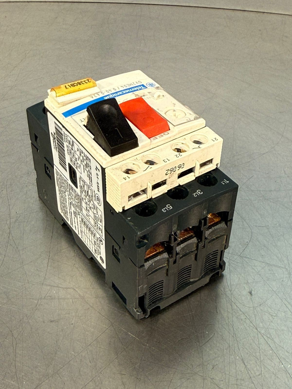 Telemecanique GV2ME04 Motor Protec C. Break. GV2 ME04 / 0.4 - .63 A (4.1.3)