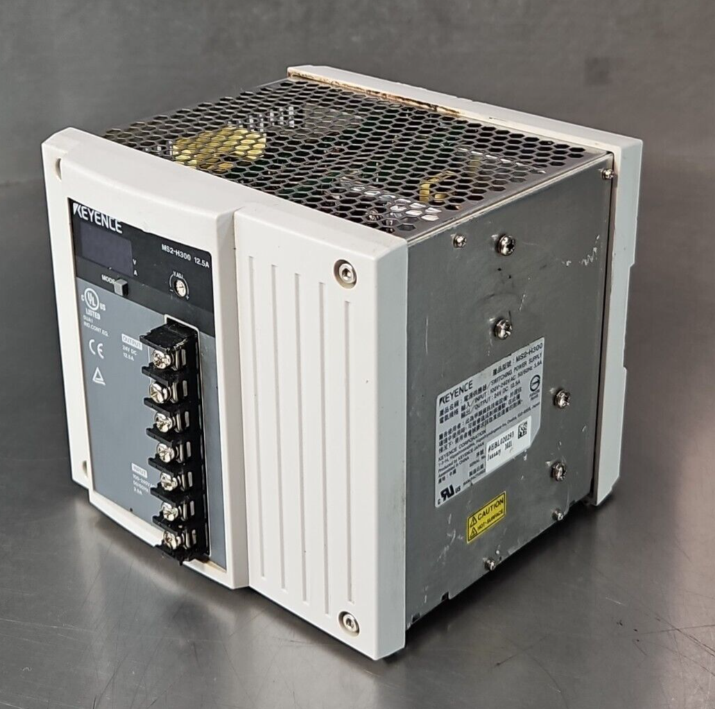 Keyence MS2-H300 Compact Switching Power Supply Output Current 12.5A       (324)
