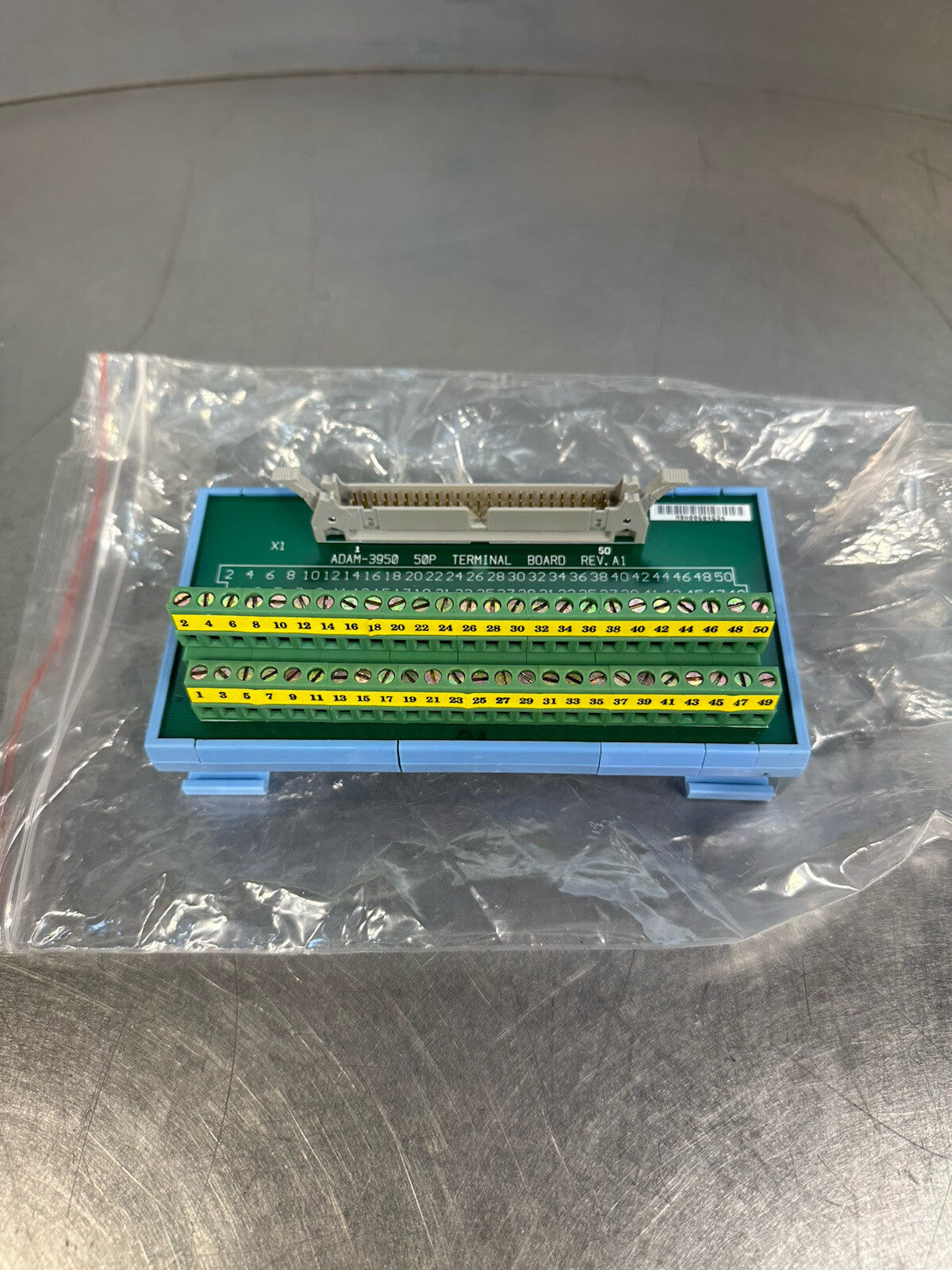 Adam-3950D Dual 50-Pin SCSI Wiring Terminal (BIN-1.53)