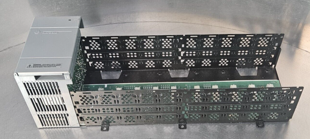 Allen Bradley 1746-P2/C  &  1746-A10/B SLC500 Power Supply / Chassis    (BIN752)