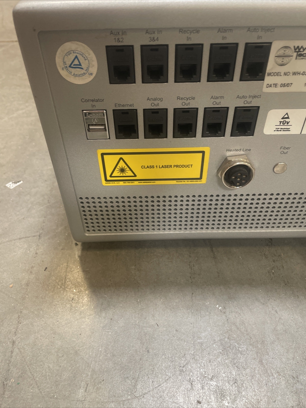 Wyatt Heleos II Dawn 8+ HPLC 8-angle Light Scattering MALS Detector WH-03 @1D