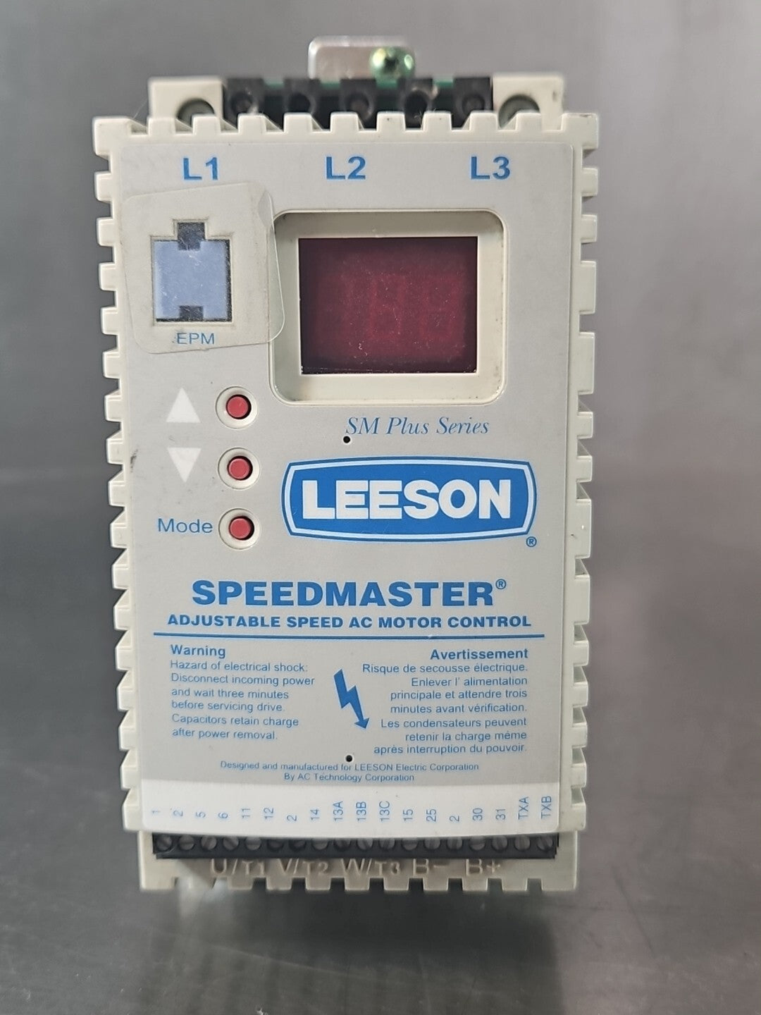 Leeson 174460.00 Speed Master Adjustable Motor Control AC Drive         (BIN645)