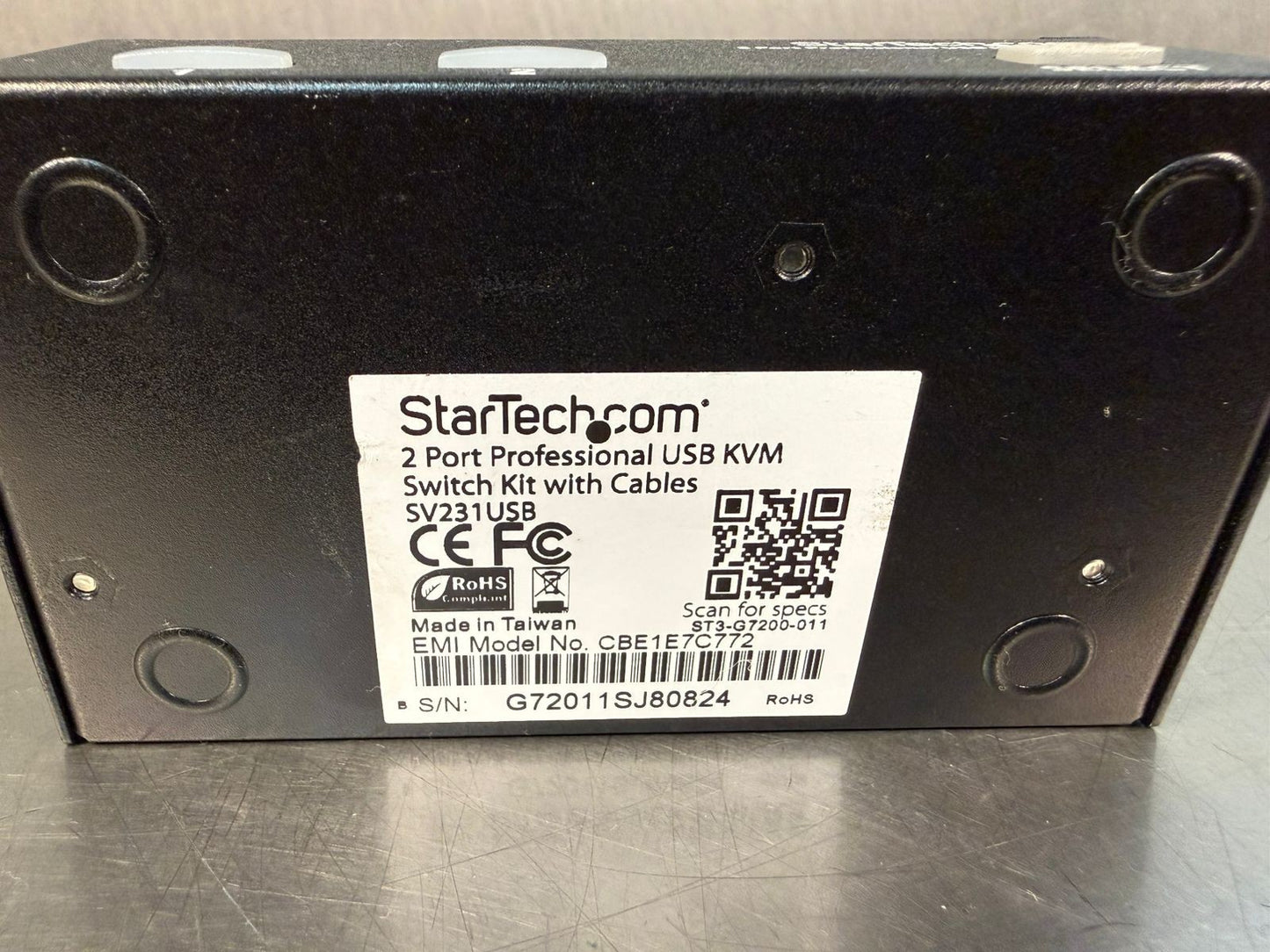 StarTech.com CBE1E7C772  2-Port Usb Kvm Switch SV231USB        (4.1.3)