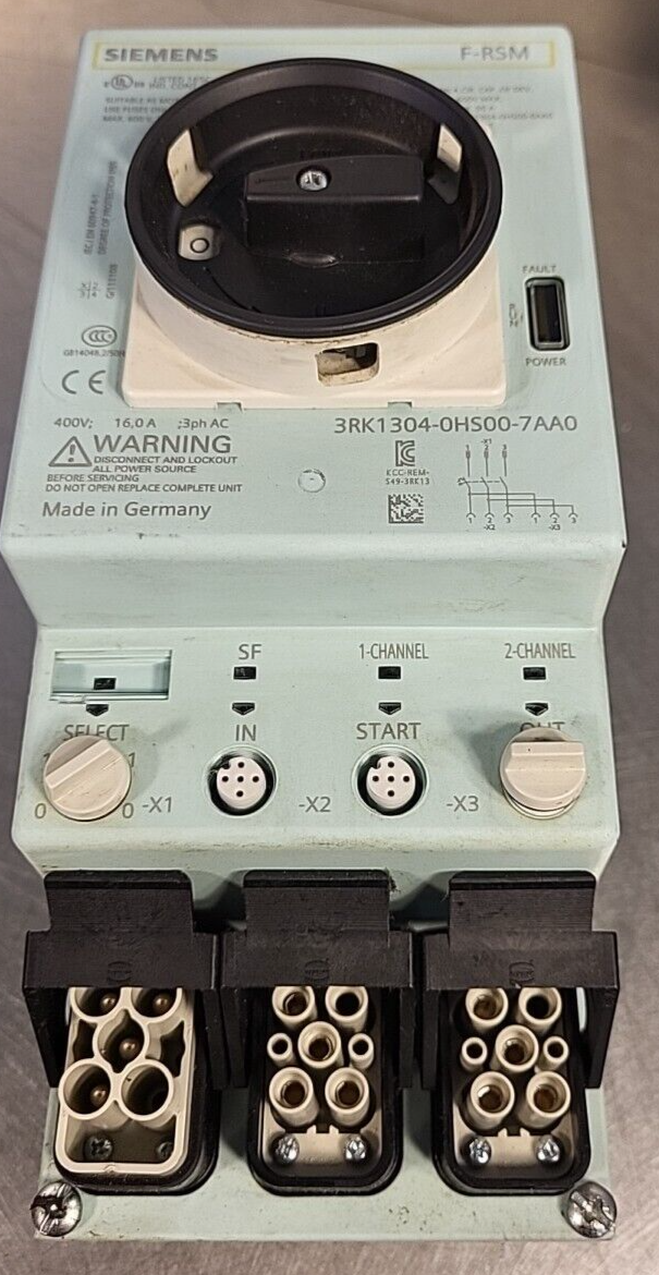Siemens 3RK1304-0HS00-7AA0  Elec. Starter Soft  F-RSM  (BIN 4.5.4)