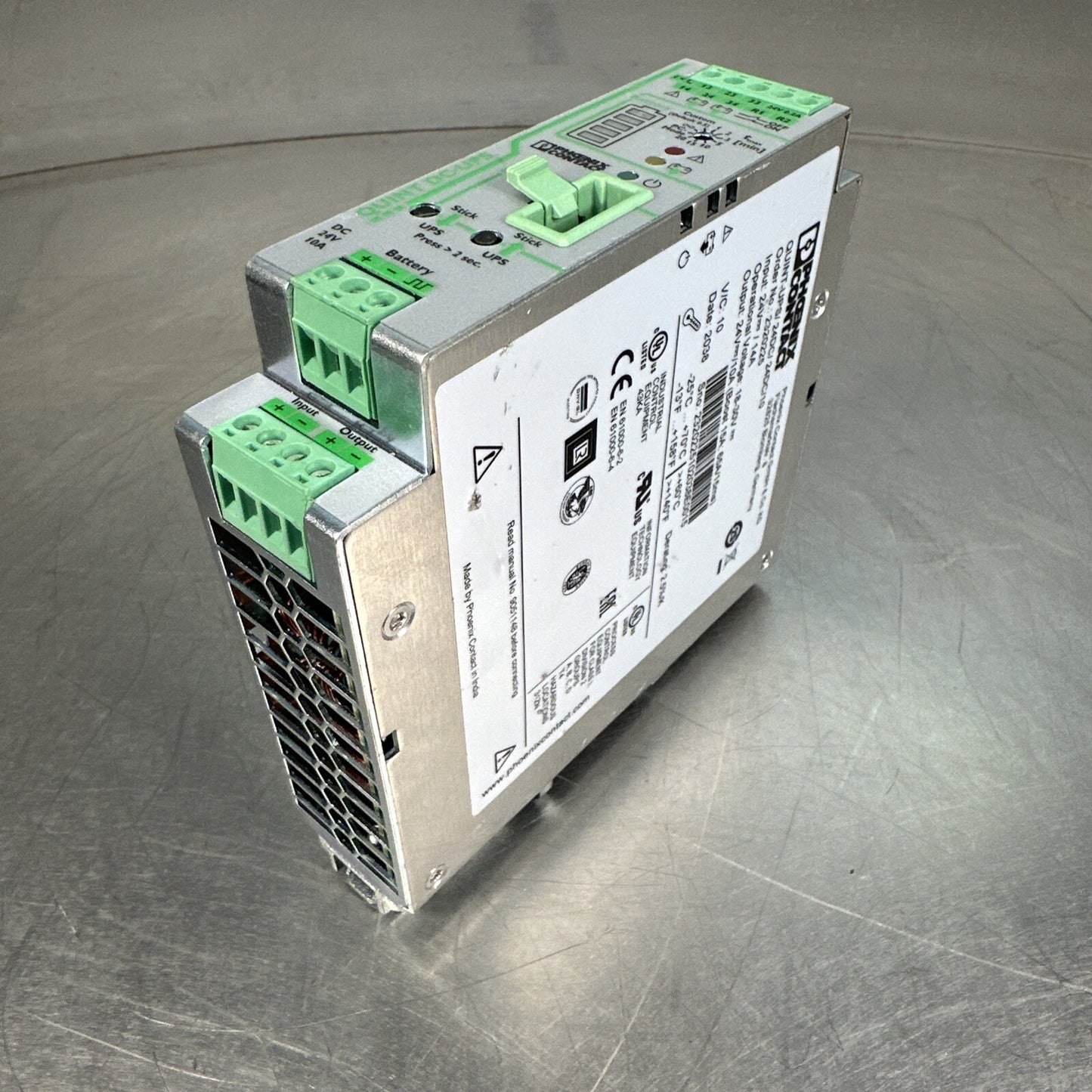 Phoenix Contact QUINT-UPS/24DC/24DC/10 Power Supply (Bin 2.5.1)