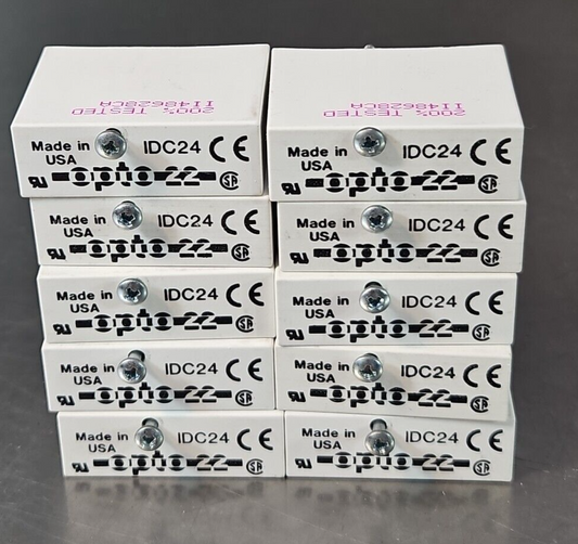 Opto 22 IDC24 I/O Module Relay  (LOT WITH 10)                             loc4D6