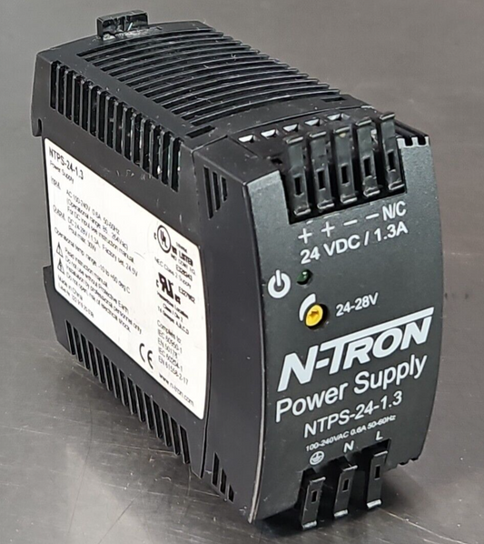 N-TRON NTPS-24-1.3 Power Supply In: 100-240VAC Out: 24-28VDC 1.3A        loc4B12