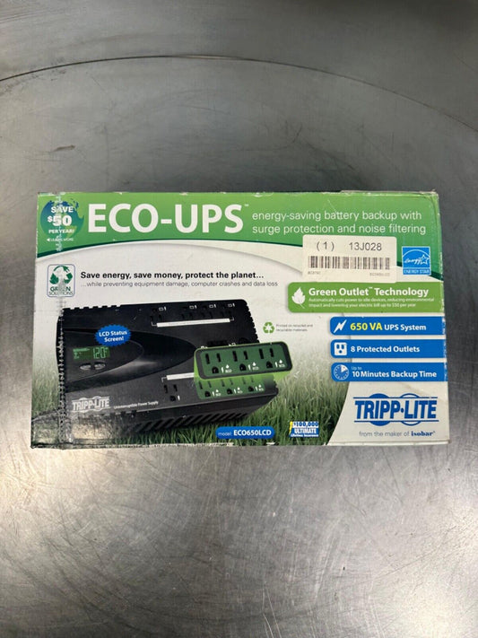 TRIPP LITE ECO650LCD / ECO650LCD - NEW ON BOX (3A-21)