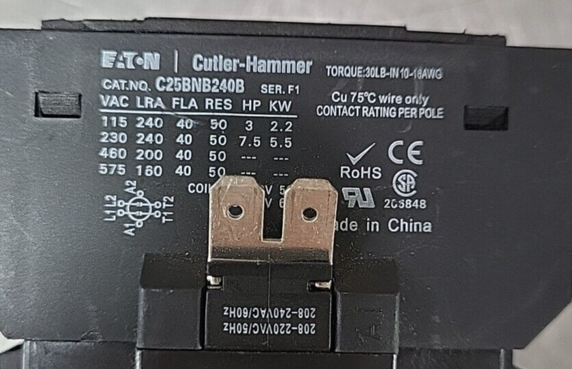 Eaton C25bnb240b Cutler-HammerSer.F1(BIN354)