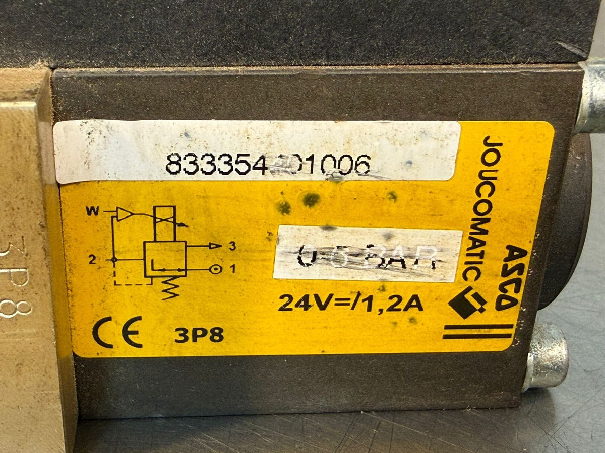 Asco Joucomatic 833354  24V=/1,2A                                  (3.1.1)