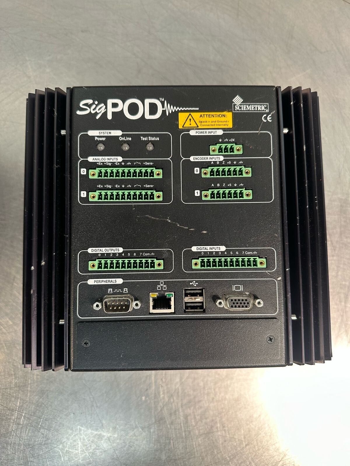 Sciemetric SigPOD 1202-0H00 Modules 24Vdc 2Amp 2-Port Encoder  (7.4.1)