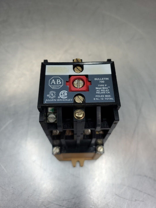 Allen Bradley 700-PBOO (700-P000A1) AC Industrial Control Relay.           4D-31