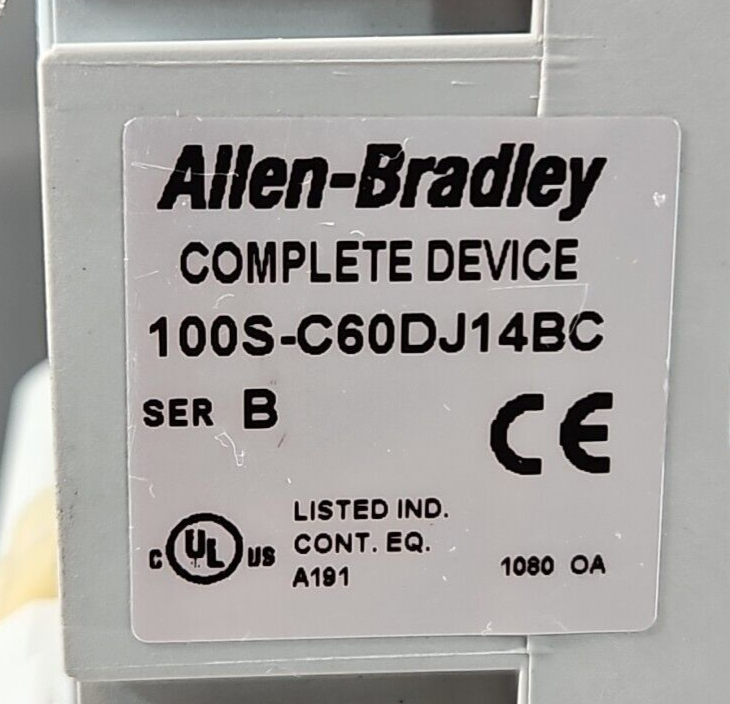 Allen-Bradley 100S-C60DJ14BC Safety Contactor                             loc4D6