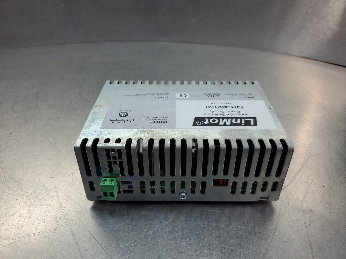 LinMot S01-48/150 Industrial Switching Power Supply, 48VDC/3A.             4E-22