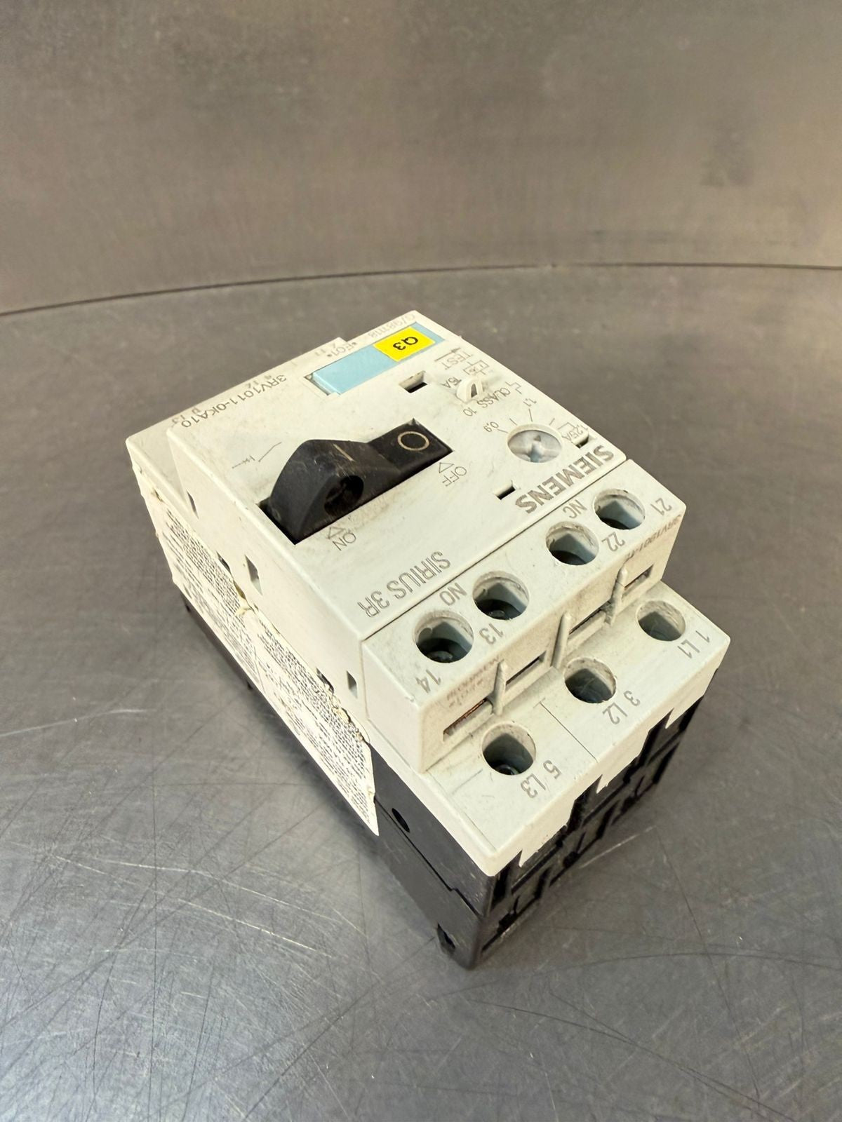 Siemens 3RV1011-0KA10 Motor Start.Protector Circuit Break 0.9-1.25A (7.4.2)