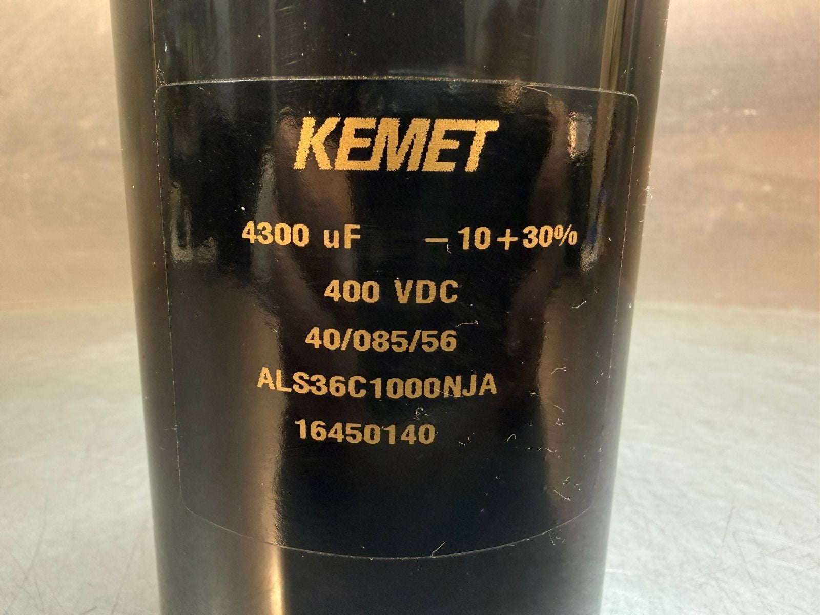 Kemet ALS36C1000NJA 4300 Uf 400VDC 16450140                        (9.3.3)