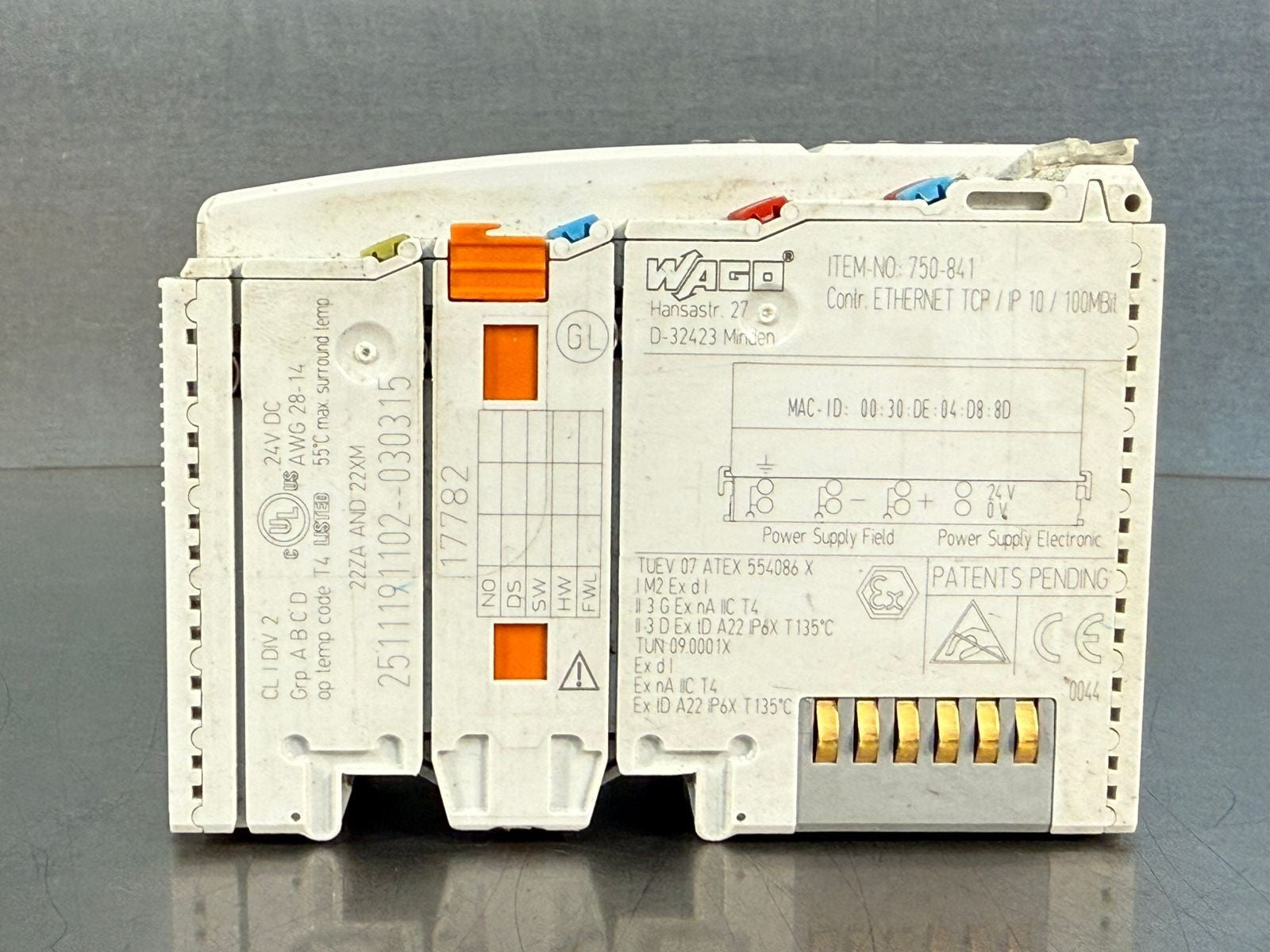 Wago 750-841 Ethernet TCP/IP 10/100Mb                        (3.1.1)