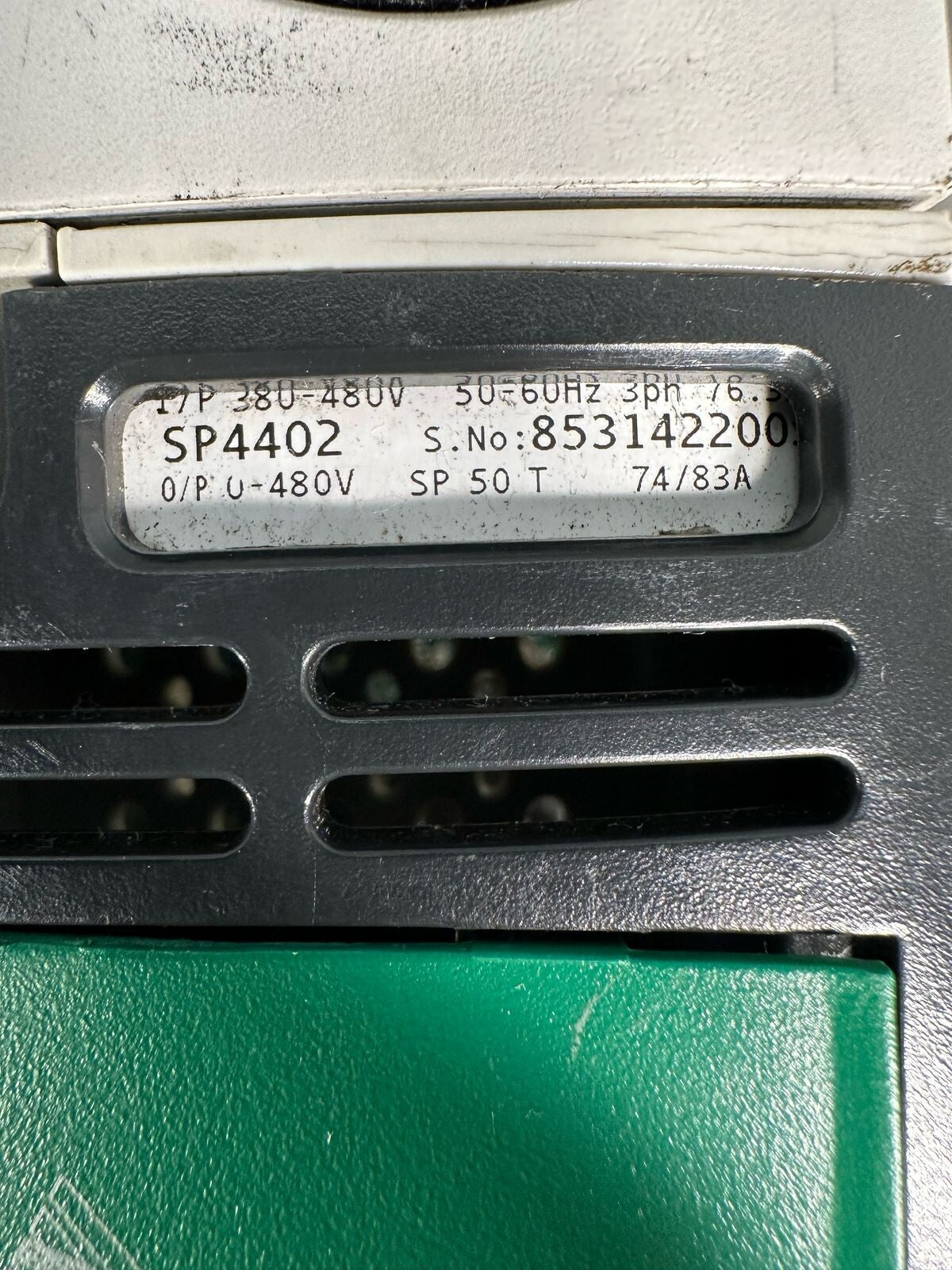 Emerson SP4402 Control Techniques Unidrive SP Inverter Drive.            (3.6.2)