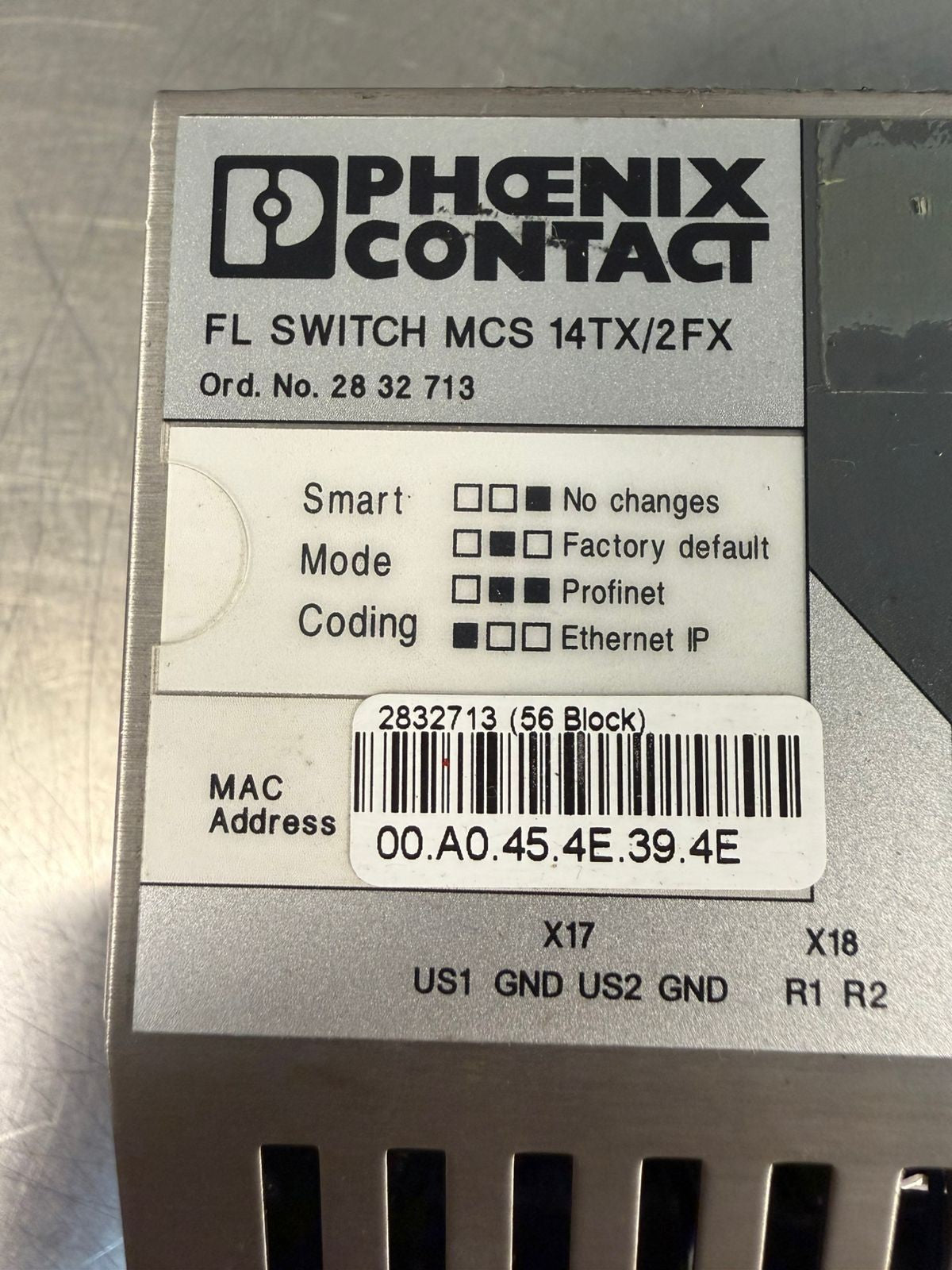 Phoenix Contact FL Switch MCS 14TX/2FX Ethernet IP                 (1.2.4)