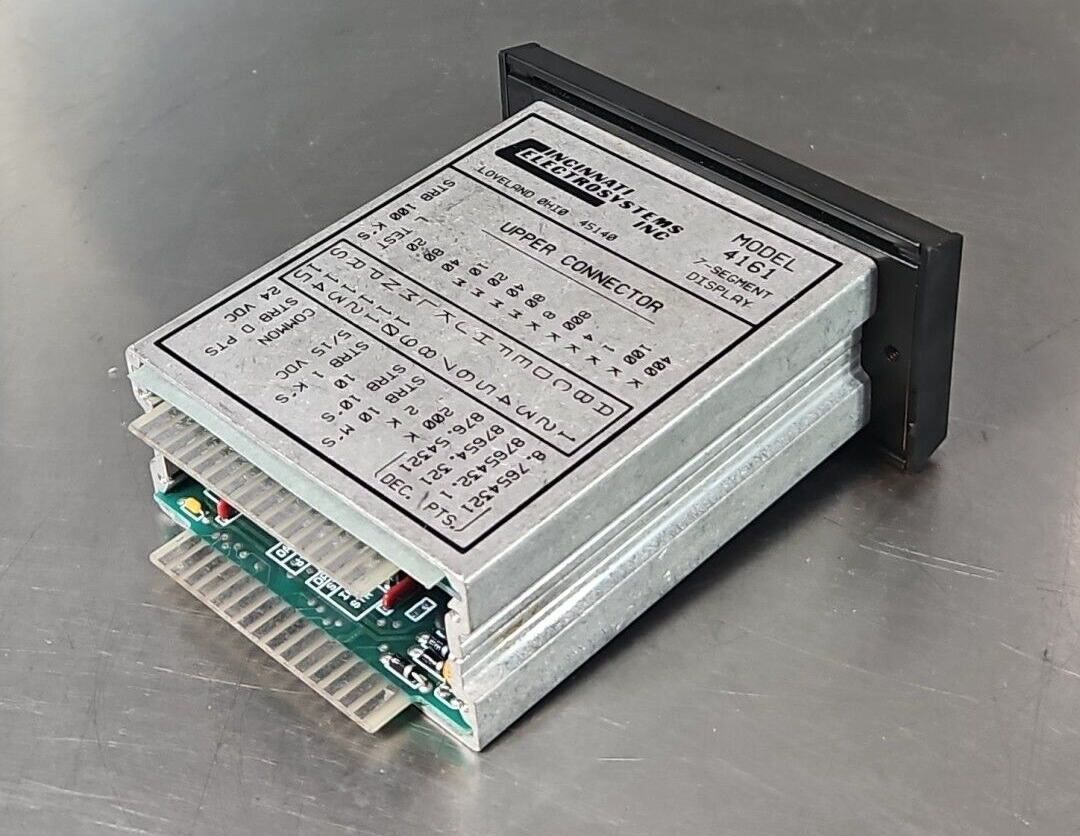 Cincinnati Electrosystems 4161 Displays Model Number                    (BIN414)