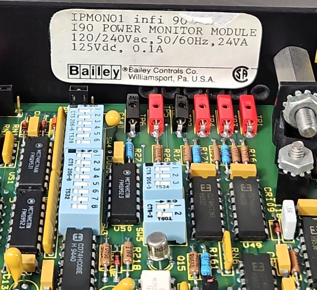 ABB Bailey IPMON01 Power Monitor Module                                  loc3D41